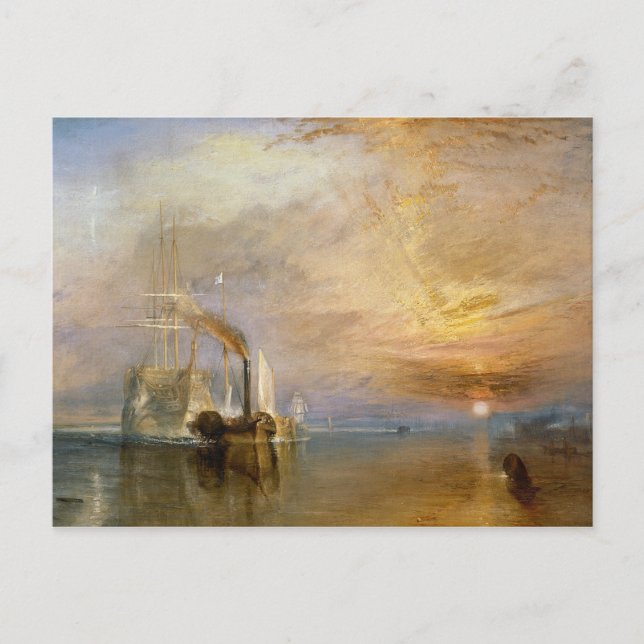 Joseph Mallord William Turner | Das "Kampfprogramm Postkarte (Vorderseite)