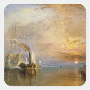 Joseph Mallord William Turner   Das "Kampfprogramm Quadratischer Aufkleber