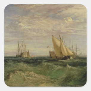 Joseph Mallord William Turner   das Quadratischer Aufkleber