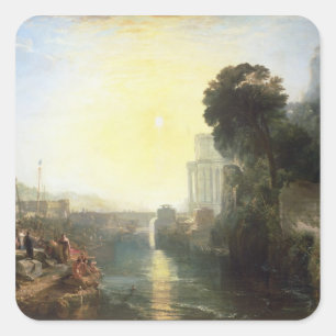 Joseph Mallord William Turner   Der Anstieg der Ca Quadratischer Aufkleber