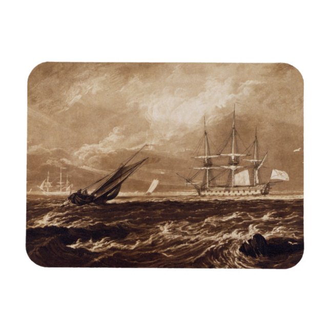 Joseph Mallord William Turner | Leader Sea Pie Magnet (Horizontal)