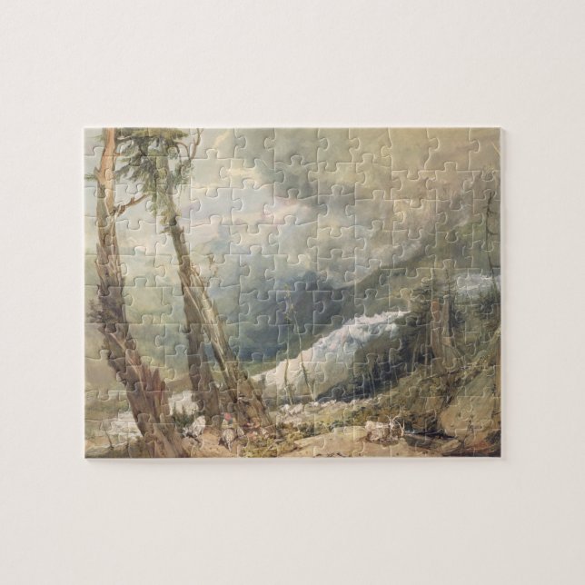 Joseph Mallord William Turner | Mere de Glace in  Puzzle (Horizontal)
