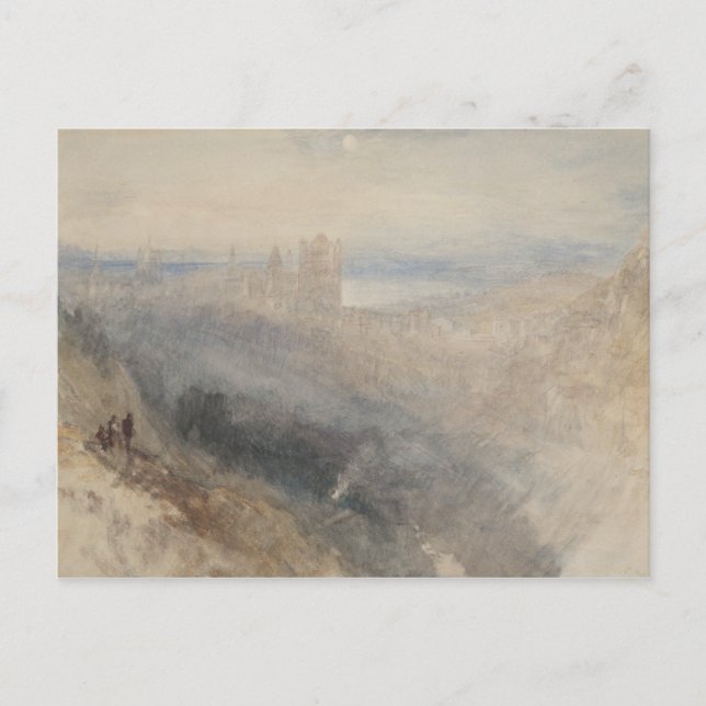 Joseph Mallord William Turner - Moon over Lausanne Postkarte (Vorderseite)