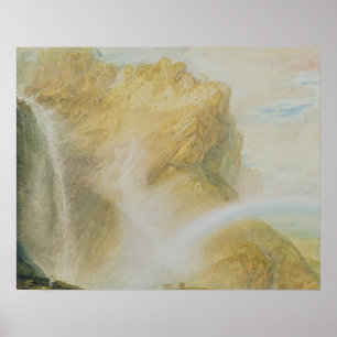 Joseph Mallord William Turner Obere Fälle der Poster