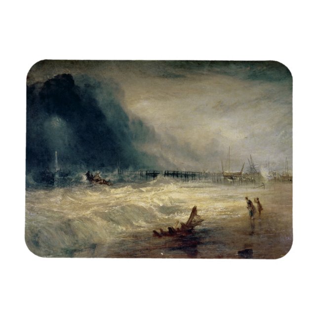 Joseph Mallord William Turner | Rettungsboot und M Magnet (Horizontal)