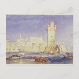 Joseph Mallord William Turner Rhodes, c.1823-24 Postkarte