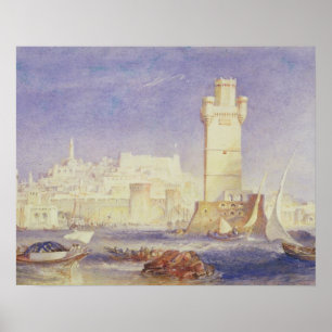 Joseph Mallord William Turner  Rhodos, c.1823-24  Poster