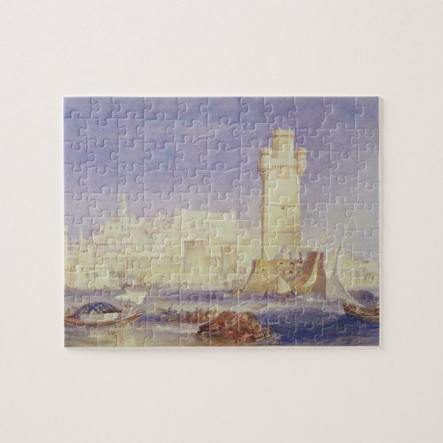 Joseph Mallord William Turner| Rhodos, c.1823-24  Puzzle (Horizontal)