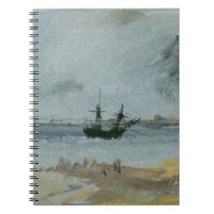 Joseph Mallord William Turner Schiff Aground, Bri Notizblock