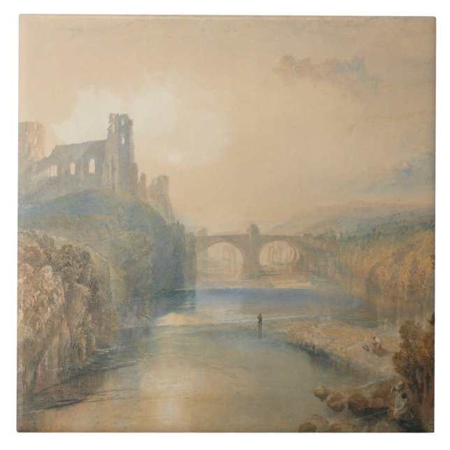 Joseph Mallord William Turner - Schloss Barnard Fliese (Vorderseite)