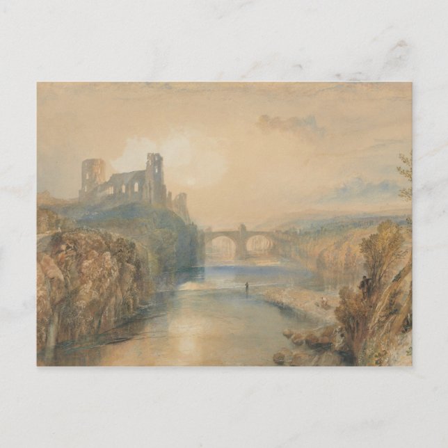 Joseph Mallord William Turner - Schloss Barnard Postkarte (Vorderseite)