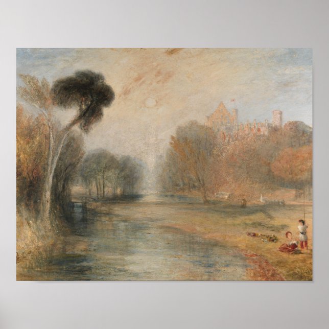 Joseph Mallord William Turner - Schloss Rosenau Poster (Vorne)