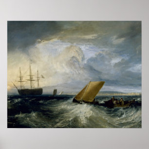 Joseph Mallord William Turner - Sheerness as Seen Poster