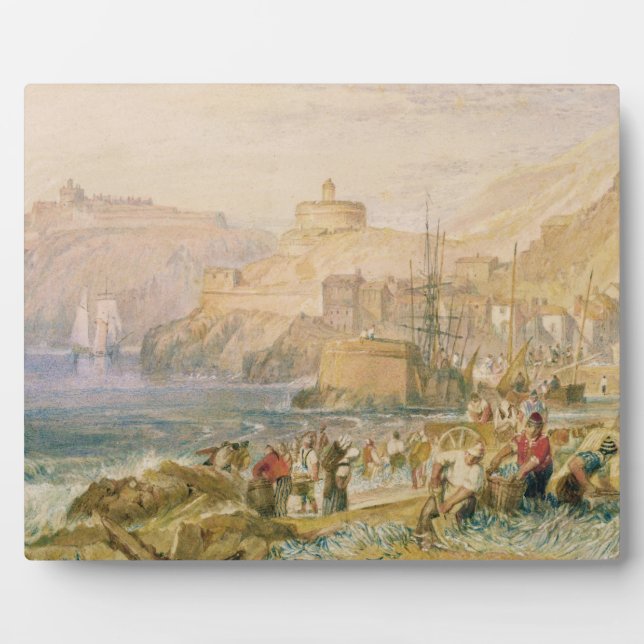 Joseph Mallord William Turner | St. Mawes, Cornwal Fotoplatte (Vorderseite)