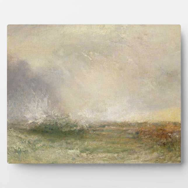 Joseph Mallord William Turner | Stormy Sea Breakfa Fotoplatte (Vorderseite)