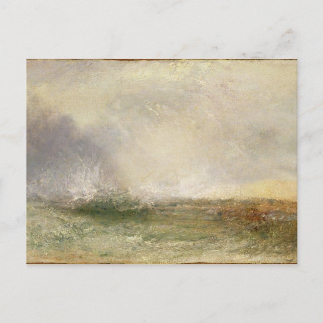 Joseph Mallord William Turner | Stormy Sea Breakfa Postkarte (Vorderseite)