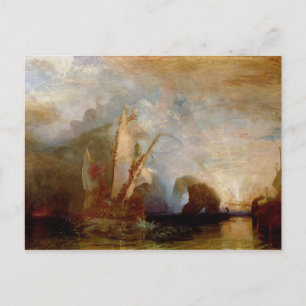 Joseph Mallord William Turner   Ulysses Deriding P Postkarte