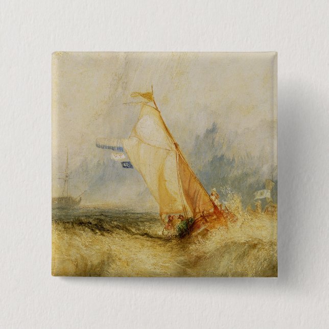 Joseph Mallord William Turner | Van Tromp Going AB Button (Vorderseite)