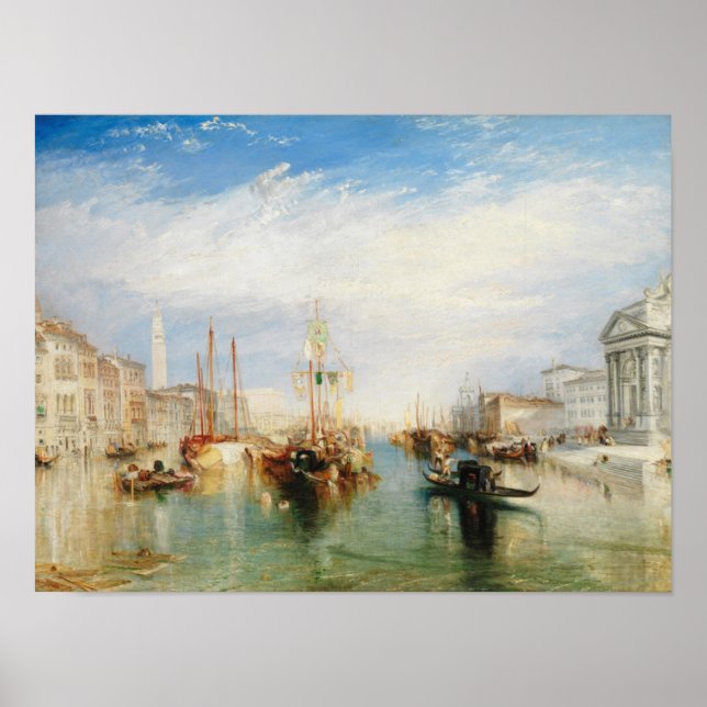 Joseph Mallord William Turner | Venedig aus dem P Poster (Vorne)
