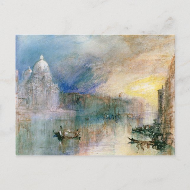 Joseph Mallord William Turner | Venedig: Grand Can Postkarte (Vorderseite)
