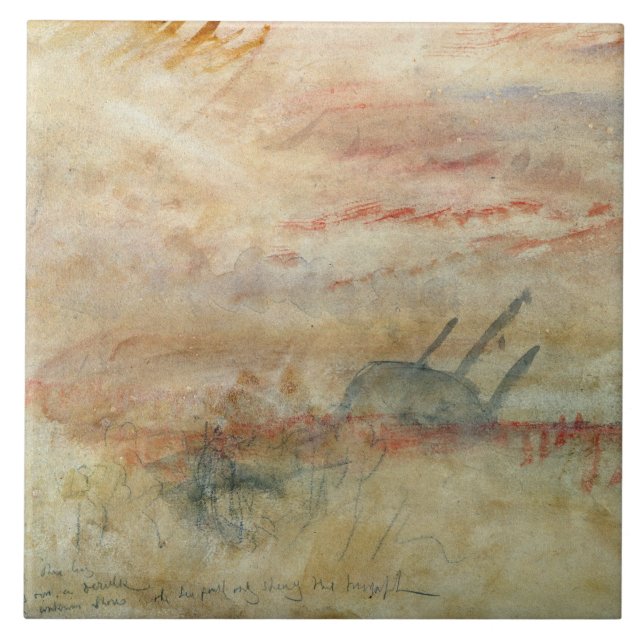 Joseph Mallord William Turner | verloren zu aller Fliese (Vorderseite)