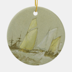 Joseph Mallord William Turner versendendes  , Keramikornament