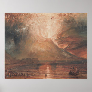 Joseph Mallord William Turner - Vesuvius Poster
