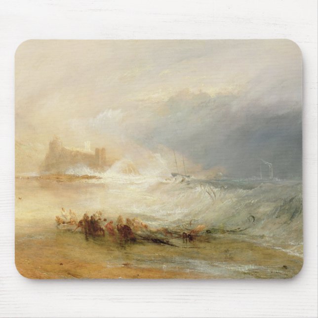 Joseph Mallord William Turner| Waggers - Küste o Mousepad (Vorne)