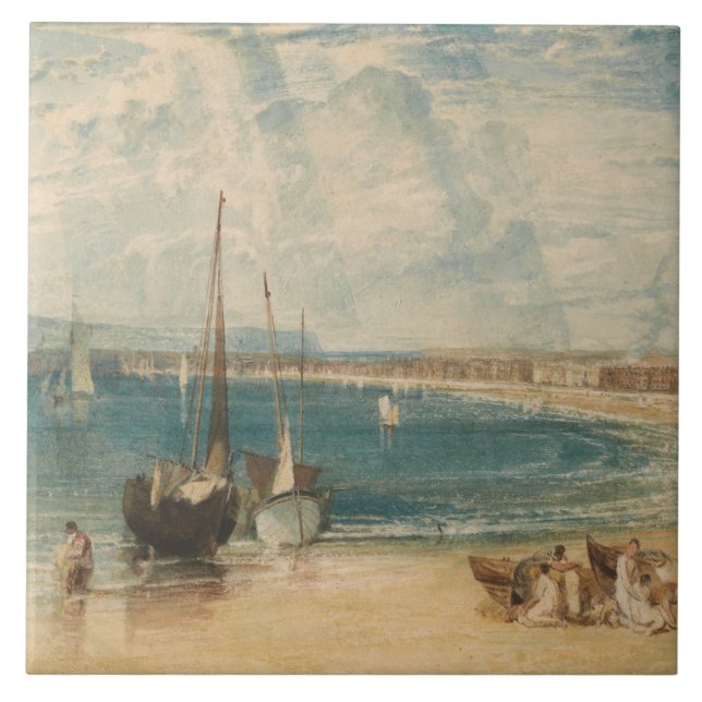 Joseph Mallord William Turner - Weymouth Fliese (Vorderseite)