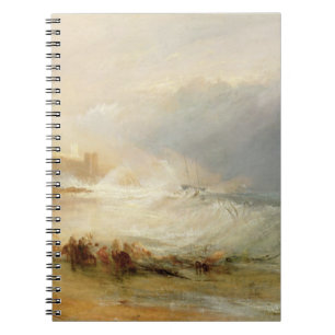 Joseph Mallord William Turner   Wreckers - fahren Notizblock