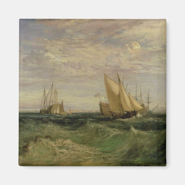 Joseph Mallord William Turner | Zusammenfluss von Magnet (Vorne)