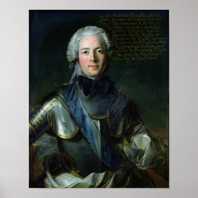 Joseph-Marie Duc de Boufflers Poster (Vorne)