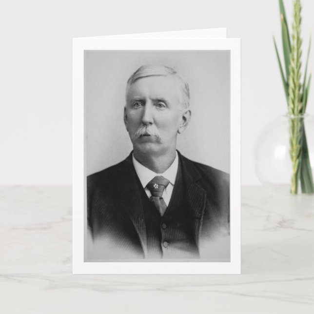 Joseph McCoy (1837-1915) (b/w Foto) Karte (Vorderseite)