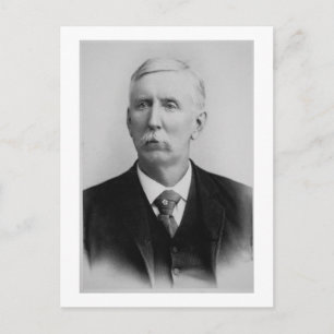 Joseph McCoy (1837-1915) (b/w Foto) Postkarte