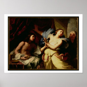Joseph mit Potiphars Ehefrau Poster