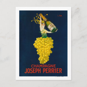 Joseph Perrier Champagne Werbeplakat Postkarte