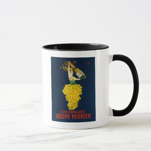 Joseph Perrier Champagne Werbeplakat Tasse (Rechts)