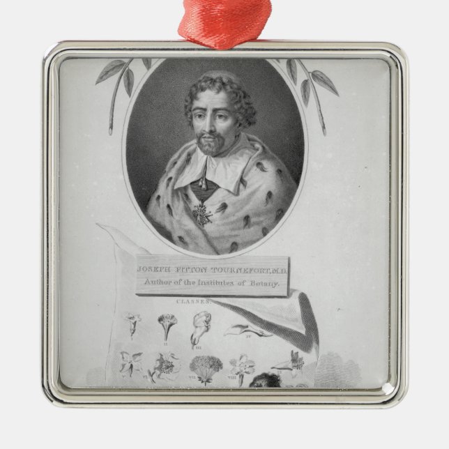 Joseph Pitton de Tournefort Silbernes Ornament (Vorne)