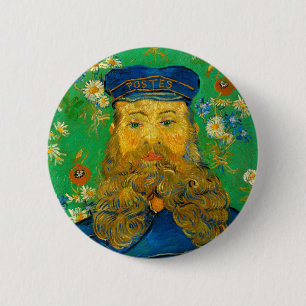 Joseph Roulin - Van Gogh - c1889 Button