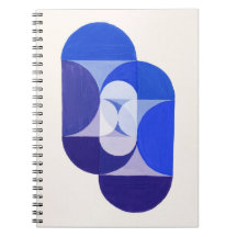 Joseph Schillinger Key Blue. Abstrakt geometrisch