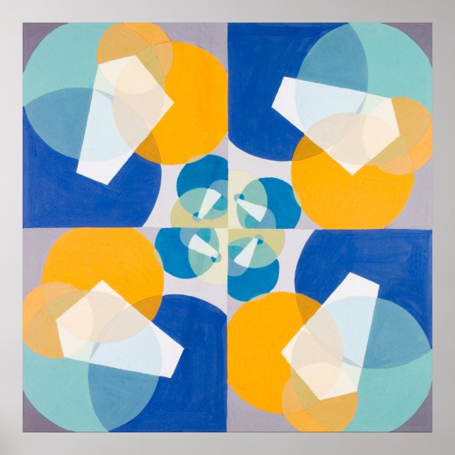 Joseph Schillingers "Grüne Plätze 1934" Poster (Vorne)