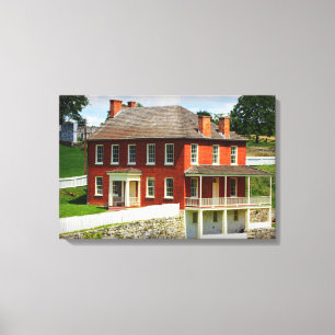 Joseph Sherrick House Antietam Wrapped Canvas Leinwanddruck