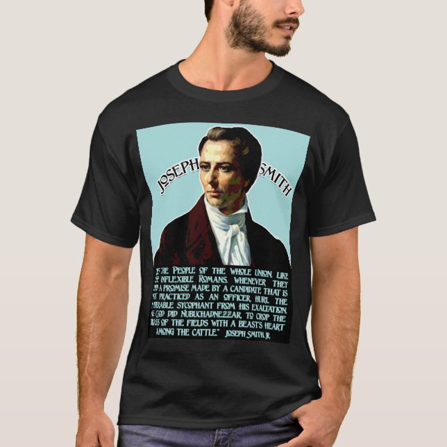 Joseph-Smith auf Politikern T-Shirt (Vorderseite)