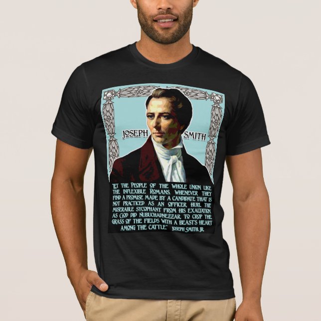 Joseph-Smith auf Politikern T-Shirt (Vorderseite)
