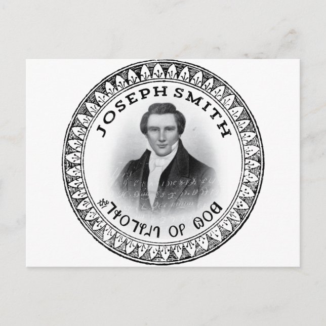 Joseph Smith DER Prophet Gottes Postkarte (Vorderseite)