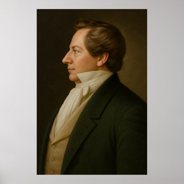 Joseph Smith Fotografic Rendition™ #6 LDS Art Poster (Vorne)