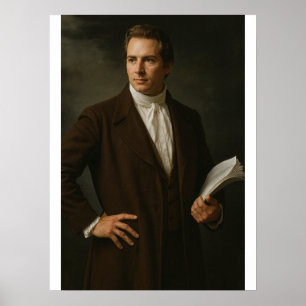 Joseph Smith Fotorealistische Darstellung™ #1 LDS- Poster