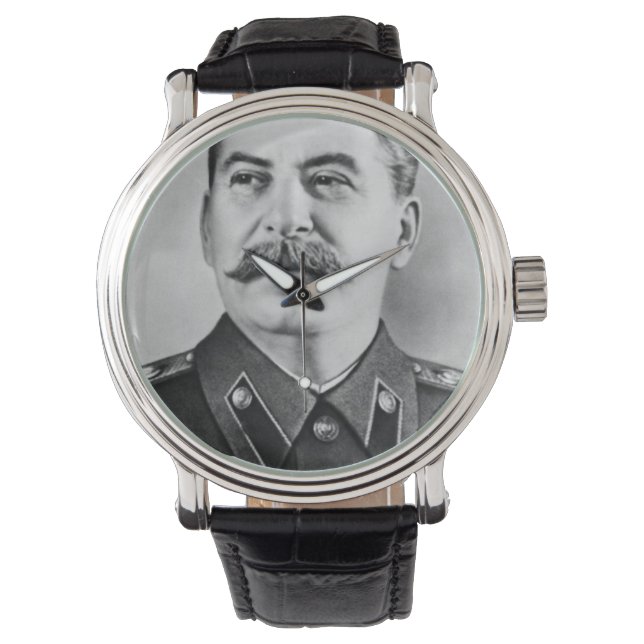 Joseph Stalin Fotograph Armbanduhr (Vorderseite)
