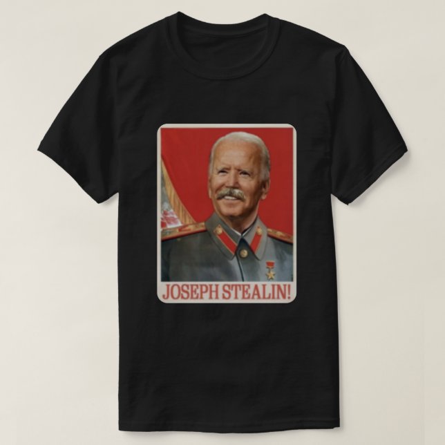 Joseph Stalin Joe Biden T-Shirt (Design vorne)