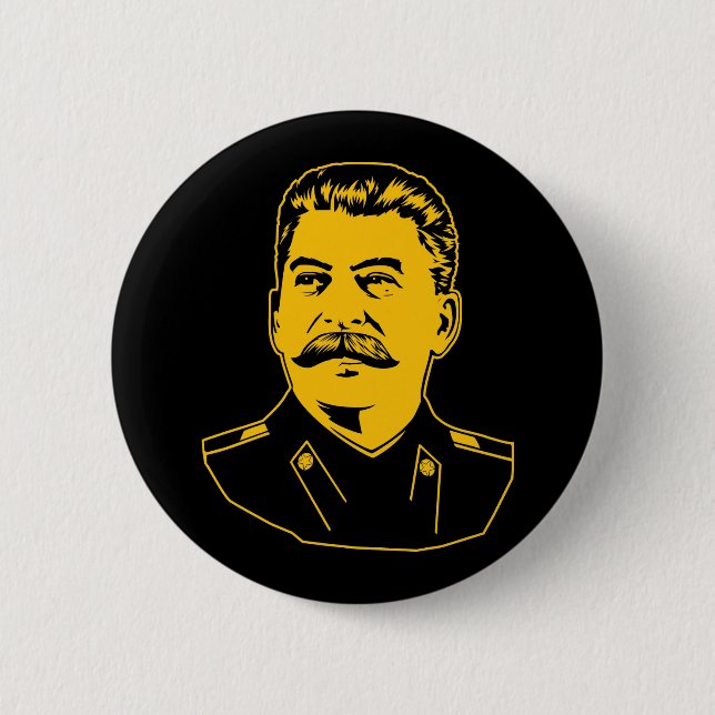 Joseph Stalin Portrait Button (Vorderseite)
